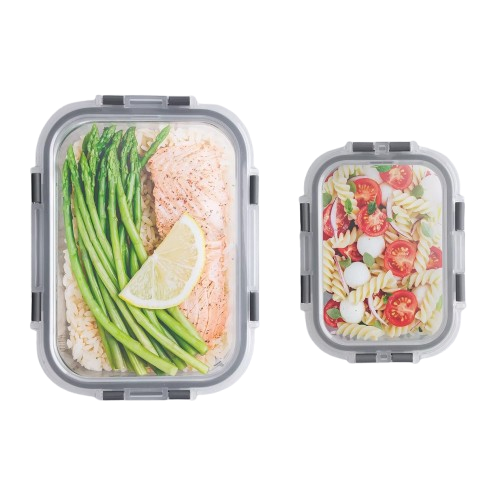 Glass Meal Prep Storage Set (10 Pack)