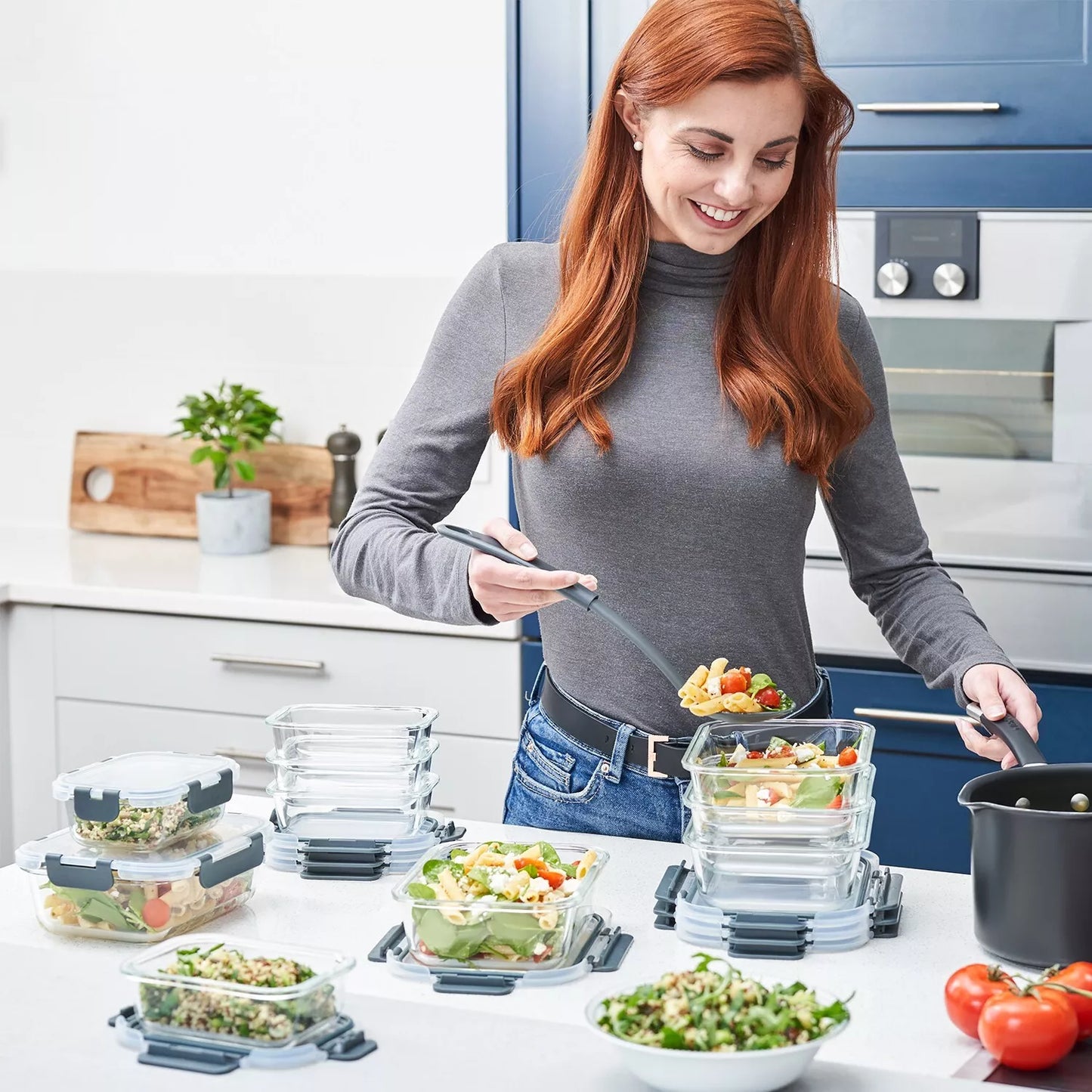 Glass Meal Prep Storage